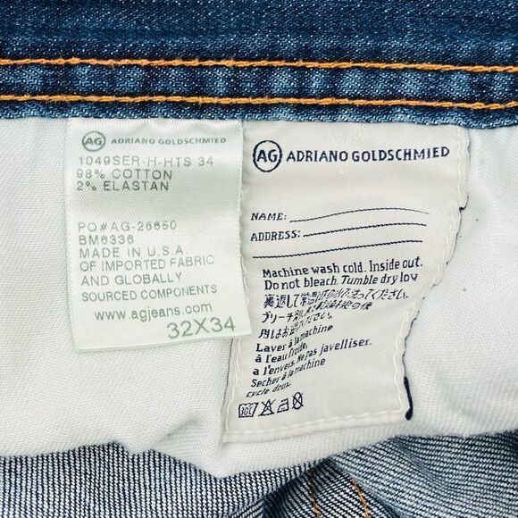 AG | Men's “the protege” straight leg Blue Jeans - Picture 9 of 9